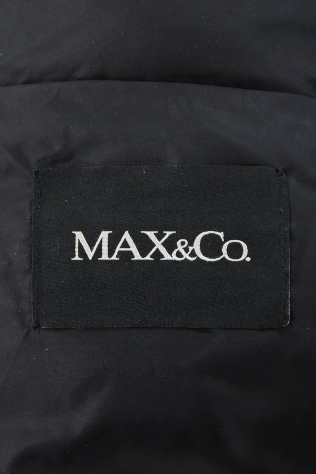 Abrigo Max & Co acolchado manga larga con cremallera negro talla 6 para mujer Foto 4 de 4