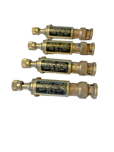 CALE 90-2007 DA-62/U Dummy Load, Lot of 4