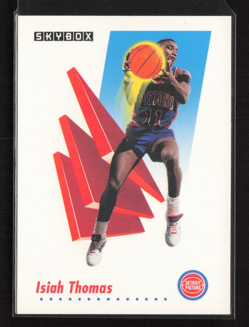 1991-92 SkyBox #88 Isiah Thomas Detroit Pistons Near Mint or Better