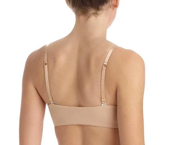 Bralette bandeau clásico para mujer commando - desnudo, LG Foto 2 de 2