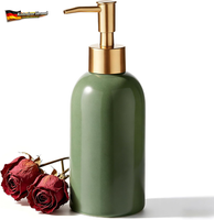 Keramik Seifenspender 350 Ml FüR Bad KüChe NachfüLlbar Langlebig GrüN