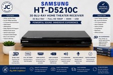 Samsung 3D Blu Ray Player HT-D5210C receiver - No Remote - Tested Works
