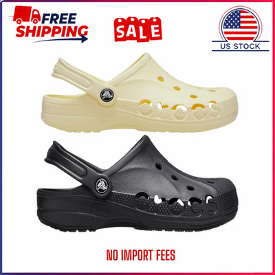 SALE! Crocs Baya Clog Adult Unisex Classic Slip On Shoes Comfortable Casual