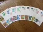 Japan Stamp First Day Cover 10 Yen～100 Yen 10 Covers 1980～1982