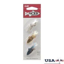 Fishing Lure Spoon Kit 3 Pack Metal Fishing Tackle Baitfish Design Game Fish New