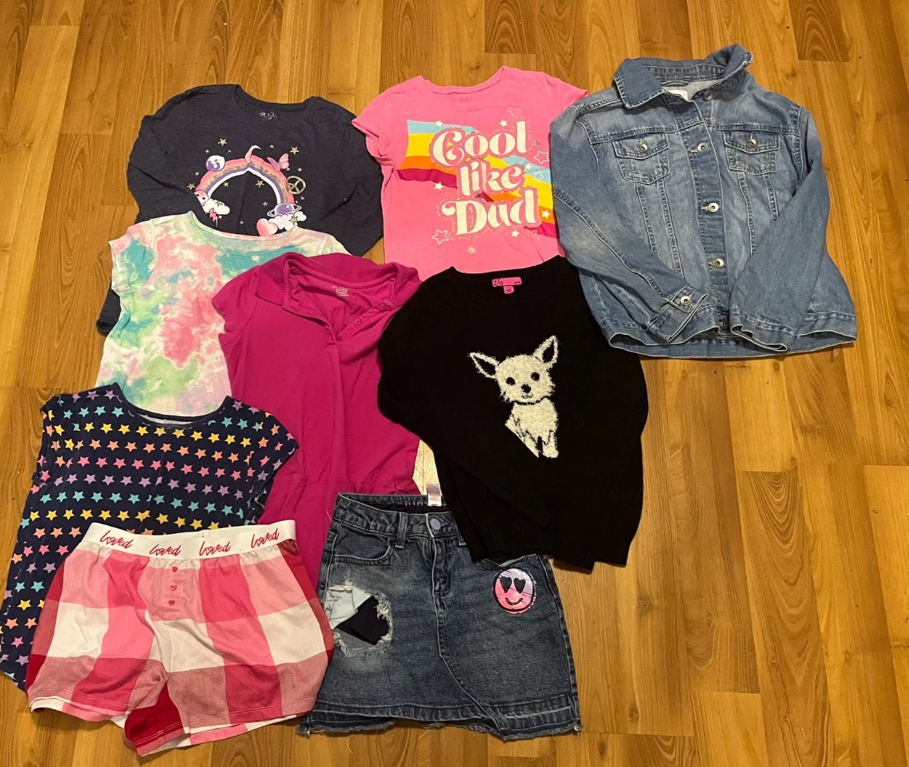Girls Clothing Lot SZ 10-12 Children Place Jack Shirts and More 9 pieces