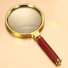 Magnifying Glass 6X Magnification Magnifier Handheld Magnifier for Science, Read