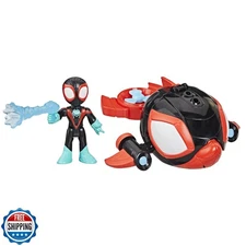 SPIDEY AND HIS AMAZING FRIENDS Marvel Water-Webs Spin Dolphin, 3-Inch (7.6 CM
