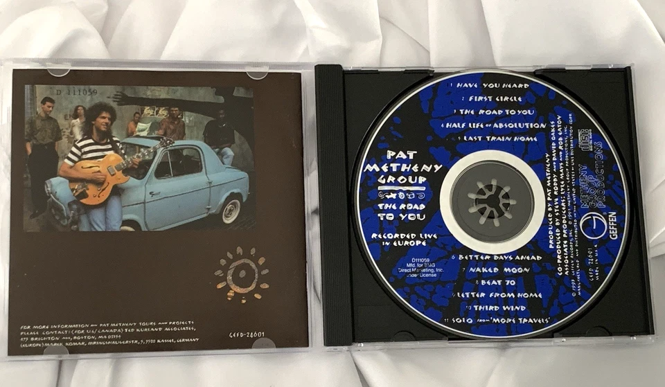 Pat Metheny Group The Road To You CD 1993 Geffen Recorded Live In Europe Foto 3 de 4