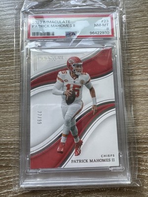 2023 Panini Immaculate Collection - Patrick Mahomes II #23 Red /25