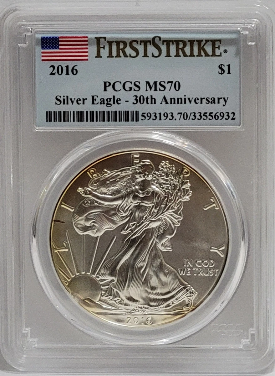 American Eagle MS 70 Graded 2016 Silver Bullion Coins for sale | eBay