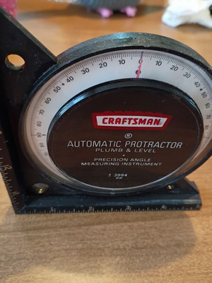 #ad Automatic Protractor Plum And Level Precise Angle Instrument Craftsman $20.00