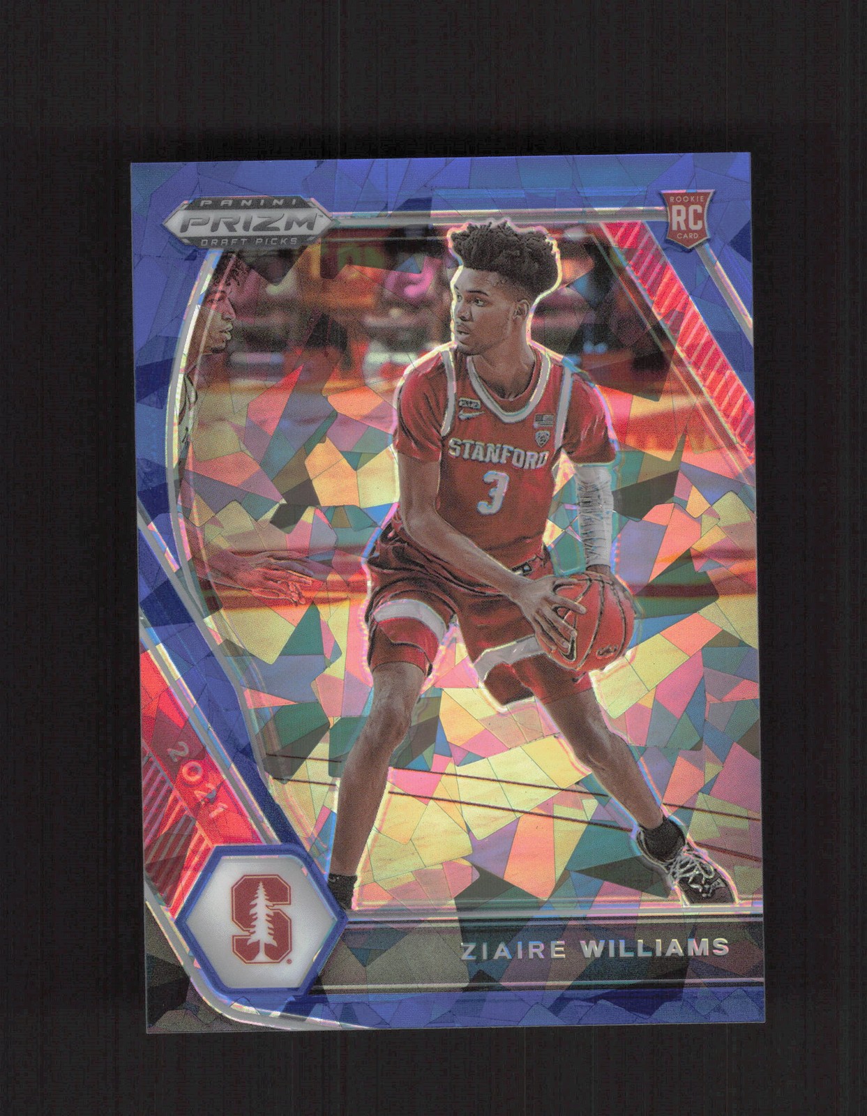 2021 Panini Prizm Draft Picks #15 Ziaire Williams Blue Ice #/99