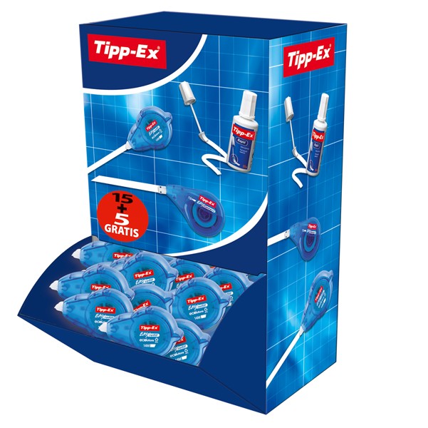 Tipp-Ex Blu/Trasparente Strumenti Di Correzione, Ecolutions Easy Refill - Immagine 3