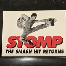 Stomp Postcard Rare Dance Noise Chicago Vintage Shubert Theatre Ready To Frame