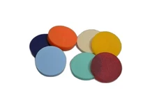 Pack of 2 Carrom Board disk Goti Coin, Carom Board Flicker Striker Coins Plastic
