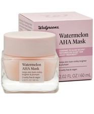 Walgreens Watermelon AHA Mask Vegan 2.02 OZ Compare To Glow Recipe