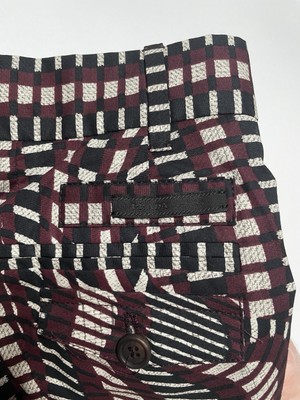 Prada Vintage Archive Spring 2008 Fairy Wavy Plaid Cotton Flare