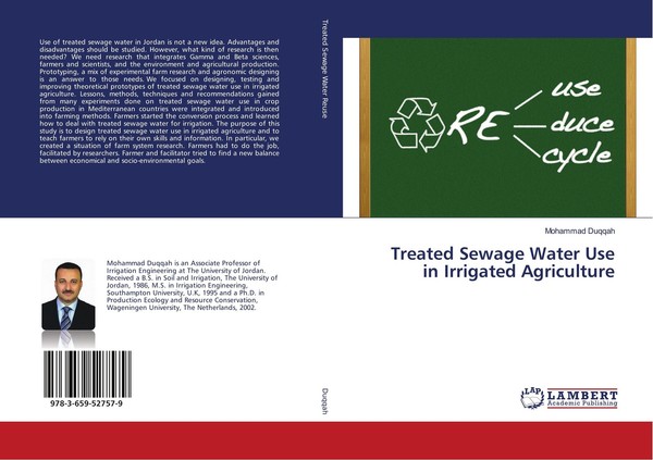 Treated Sewage Water Use In Irrigated Agriculture Mohammad Duqqah-image