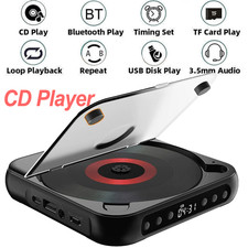 NEW Portable CD Player Personal CD Players with Bluetooth for Home Rechargeable