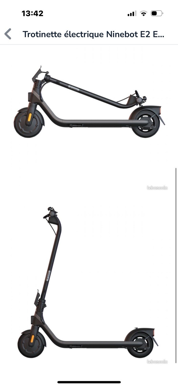 Trottinette électrique Ninebot E2E design épuré et fiable