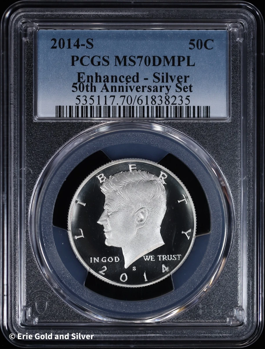 MS 70 Graded 2014 Kennedy US Half Dollars (1964-Now) for sale | eBay