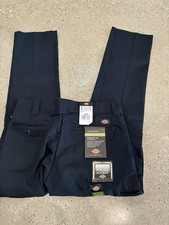 New Dickies Flex Mens 32x32 Navy Slim Fit Straight Leg Work Cargo Pants NWT