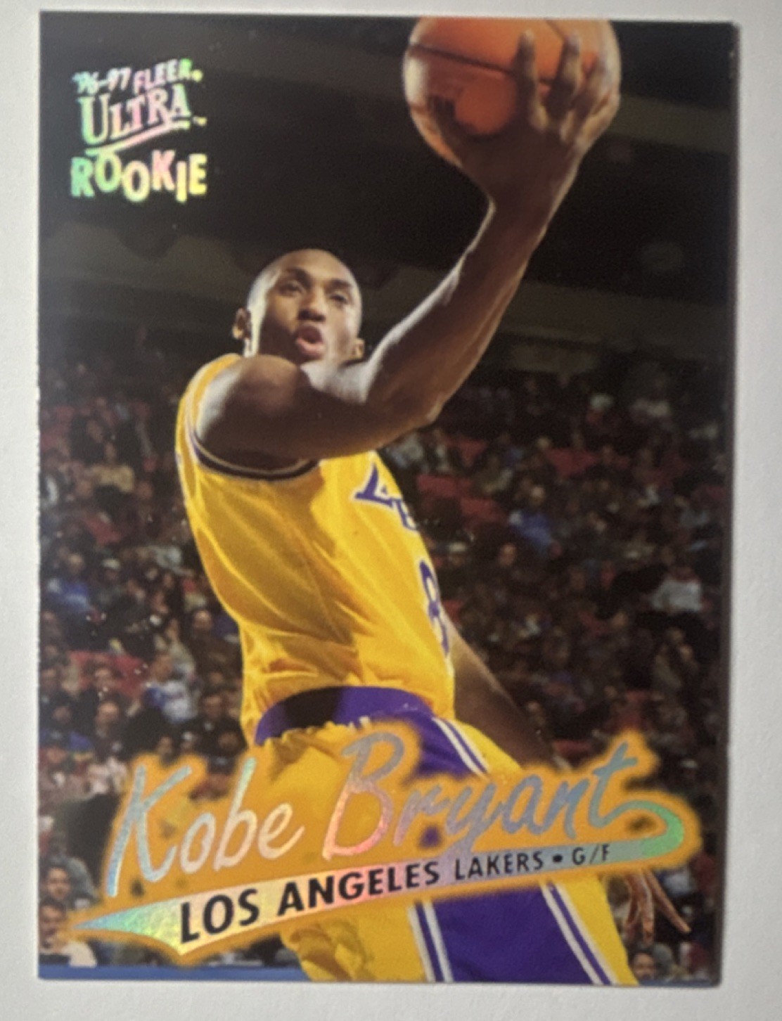 1996-97 Fleer Ultra Kobe Bryant Rookie #52 Los Angeles Lakers Basketball Card