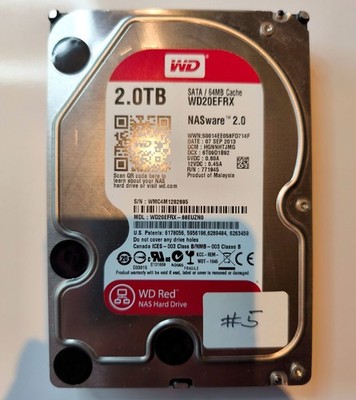 Western Digital WD20EFRX NAS-HDD WD Red 2TB, 24/7, 3.5'', SATA III 6Gb/s - #5