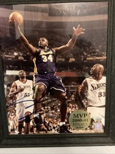 Shaq autographed MVP 2000-01 finals 12/134 11x14 Picture. Fanatics Authentic!