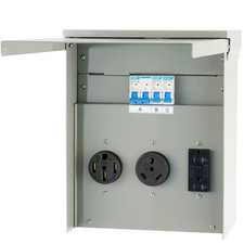 RV Power Outlet Box Indoor/Outdoor 20/30/50Amp 125/250-Volt Receptacle NEMA 14-5