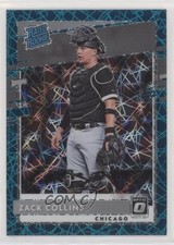 2020 Donruss Optic Rated Rookies Teal Velocity Prizm 8/35 Zack Collins #71 v6p
