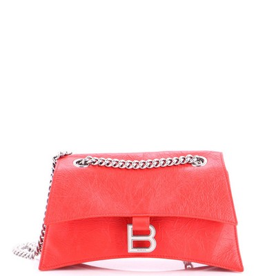 Balenciaga Crush Chain Flap Bag Leather Small