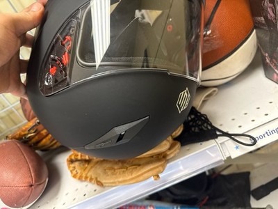 Matte Black Full Face Motorcycle Helmet
