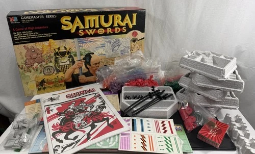 1995 Vintage Samurai Sword Board Game (Shogun) Gamemasters Milton Bradley 100%