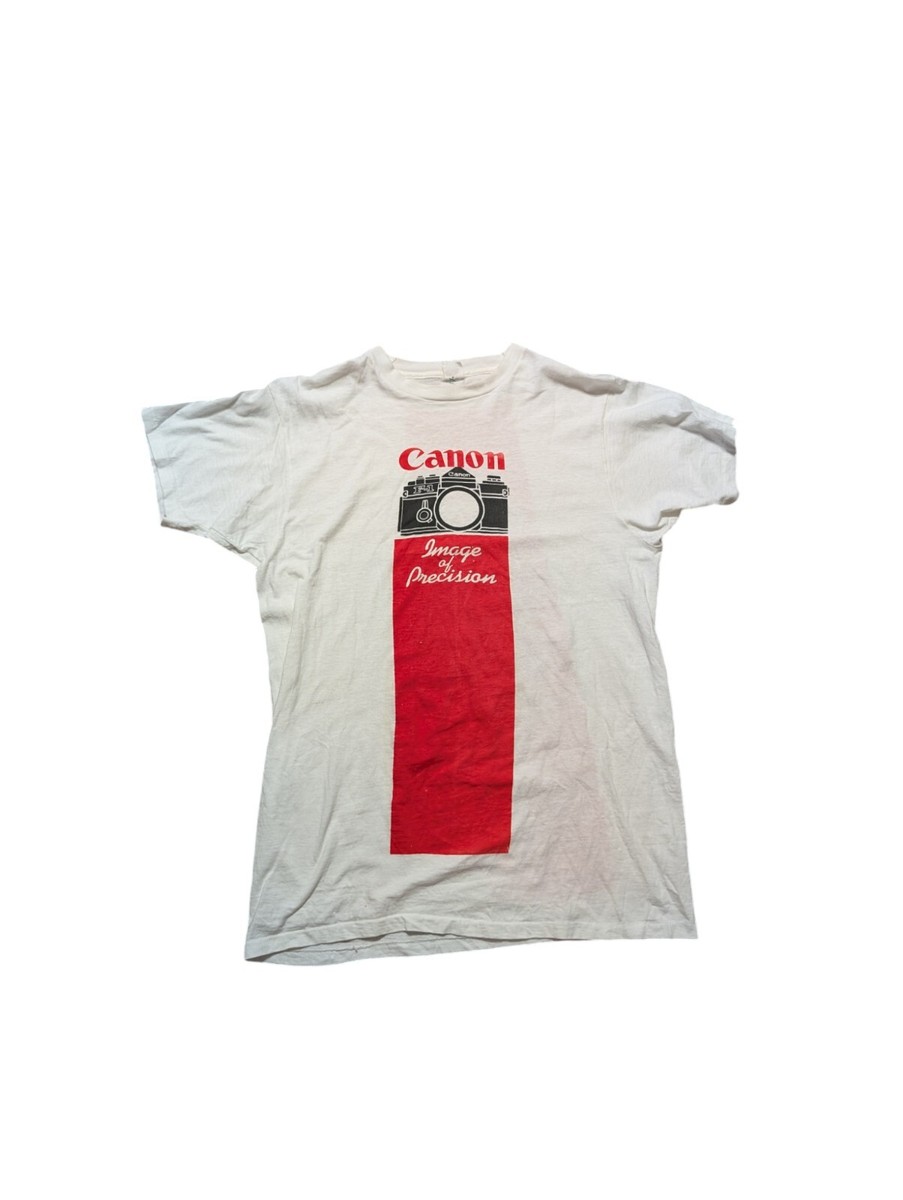 Vintage Canon Camera T Shirt XL F-1 F1 Rare Double Tagged 80s 90s