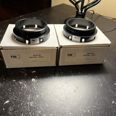 LOT (2) SPECTRA PHYSICS 10972  TSI MODEL 10972  ADAPTOR  STD TO THREAD 83MM