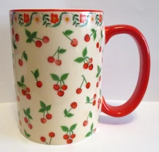 Anthropologie Rifle Paper Co Stoneware Cherries Mug
