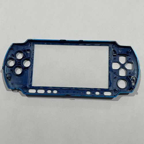 Vibrant Blue Sony PSP 3000 Front Faceplate Part Official OEM w/ New Glass Lens - Picture 4 of 7