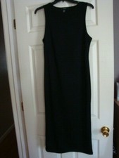 NWOT Forever 21 Sleeveless Maxi Dress Size 8-12 Black Stretch