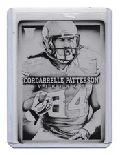 2013 Absolute Cordarrelle Patterson 1/1 SP Rookies Black Printing Plate