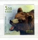 EST_432 2009 Estonia brown bear animals FAUNA MNH