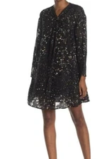 Club Monaco Women's Beautiful Black Dress Size 12 Retail $249