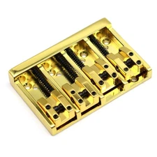 High Quality Vintage 4String Saddle Bass Bridge/Top Load Strings through body GD