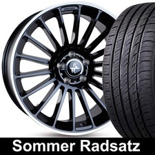 19" ABE Keskin KT15 Sommerräder Black 225/35 Reifen für VW Eos Typ 1F