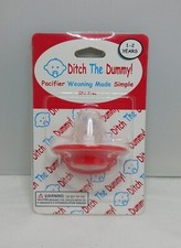 WEANING PACIFIER 'Ditch The Dummy ' Simple BPA Free 1-2 Years Old NEW