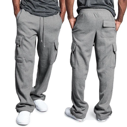 G-Style USA Men's Jogger Heavy Weight Fleece Cargo Pocket Sweat Pants - Imagen 9 de 28