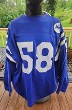 Vintage NFL  1958 Throwback Authentic Baltimore Colts Stall & Dean Jersey 3XL