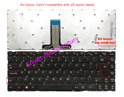 New for Lenovo Y40,Y40-70A,Y40-80,Y40-80-IFI,Y40-70AT-ISE Keyboard UK NO-backlit