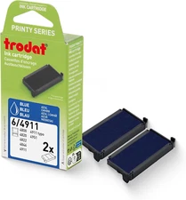 2 Pack Replacement Ink Pads for Printy 4911 Self Inking Stamp Blue Refill Pads